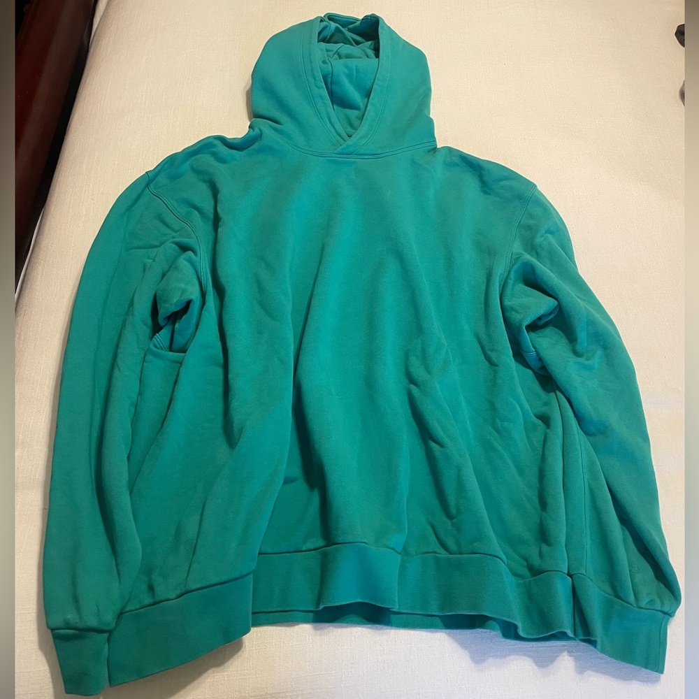 Men’s lululemon French terry hoodie in green Maldives size XXL